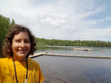 Joan at 4-H Camp