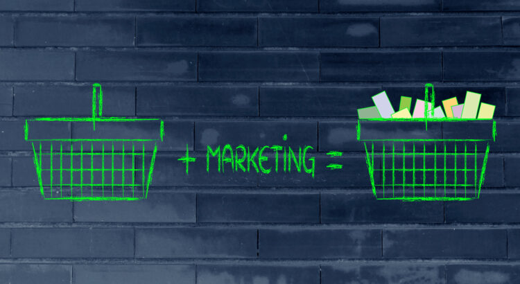 marketing turning empty shopping cart into full ones